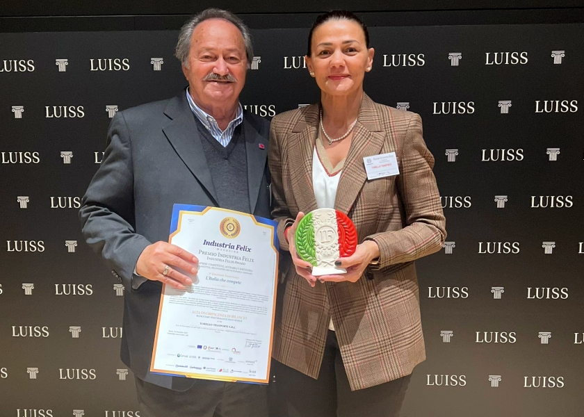 45° Premio Industria Felix – ''L’Italia che compete 2022'' premia ancora Torello