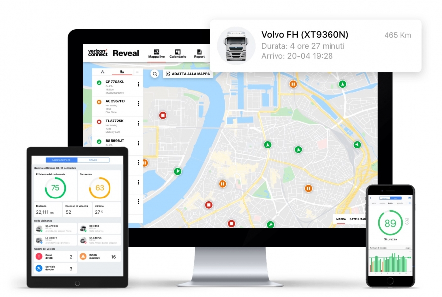 Reveal di Verizon Connect miglior servizio di telematica ai MissionFleet Awards 2022