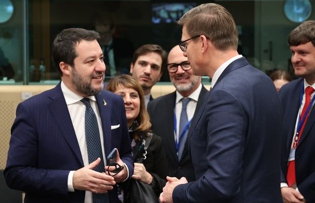 Il Ministro Salvini a Bruxelles