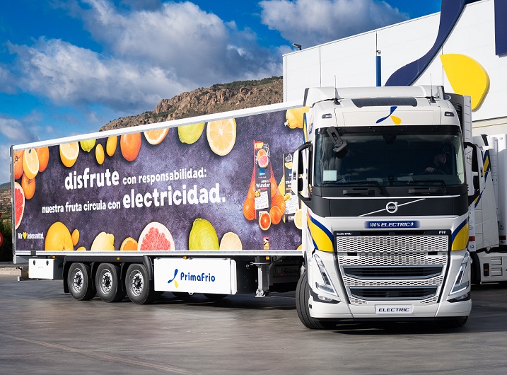 Volvo, 15 camion elettrici al Gruppo Primafrio in Spagna
