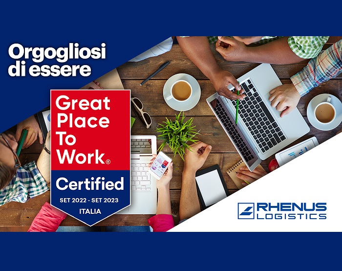 Rhenus ottiene la certificazione Great Place to Work® per la divisione Air & Ocean in Italia