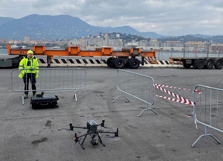 La Spezia sperimenta i droni per la sicurezza nel porto mercantile