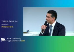 A Trans Italia l’HSE & Sustainability Supply Chain Award 2022 di Eni