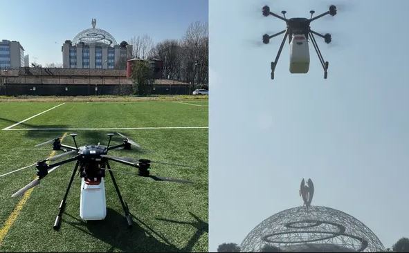 Trasporto di materiale biomedicale con droni: primi test al San Raffaele di Milano