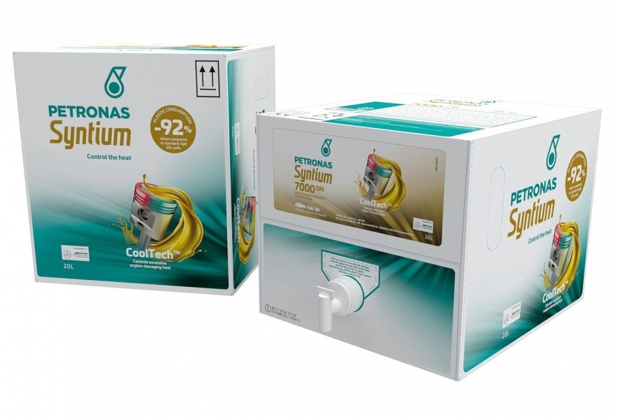 PETRONAS Syntium Bag In Box disponibile in tutti i mercati europei