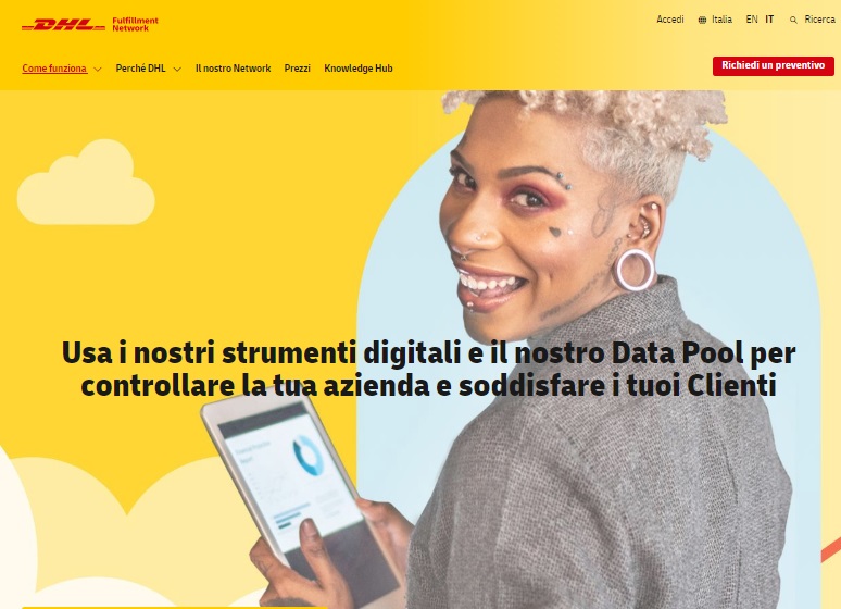 DHL Fulfillment Network può contare su di un nuovo sito web in italiano