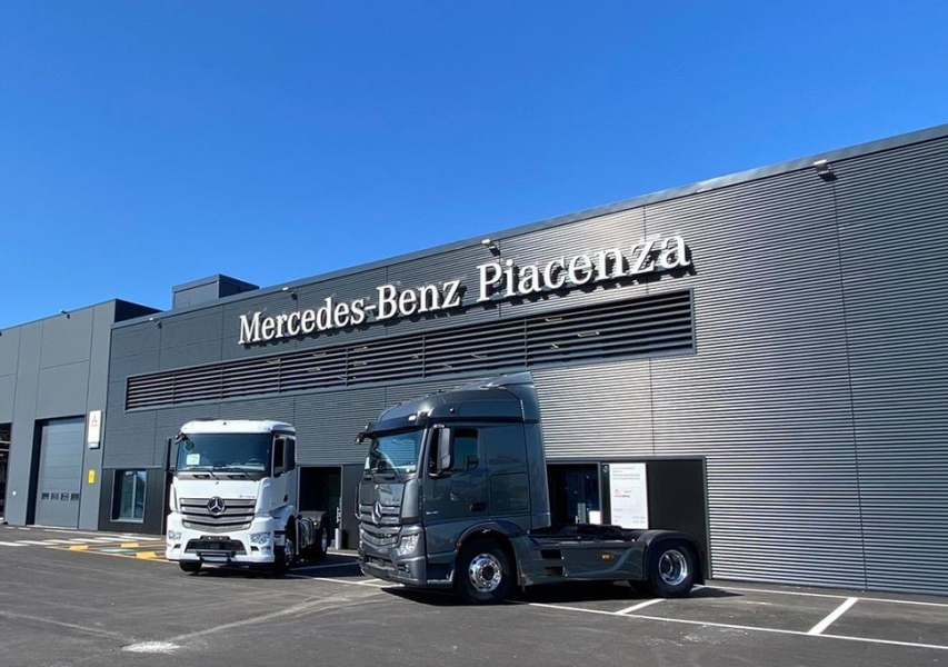 Nuovo impianto dedicato ai Truck Mercedes-Benz a Piacenza