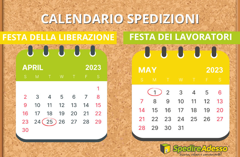 SpedireAdesso, operatività 25 Aprile e 1 Maggio