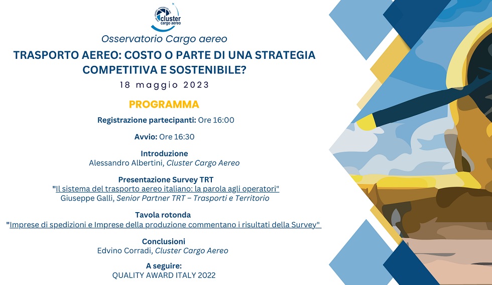 5° Convegno Osservatorio Cargo Aereo e Quality Award Italy