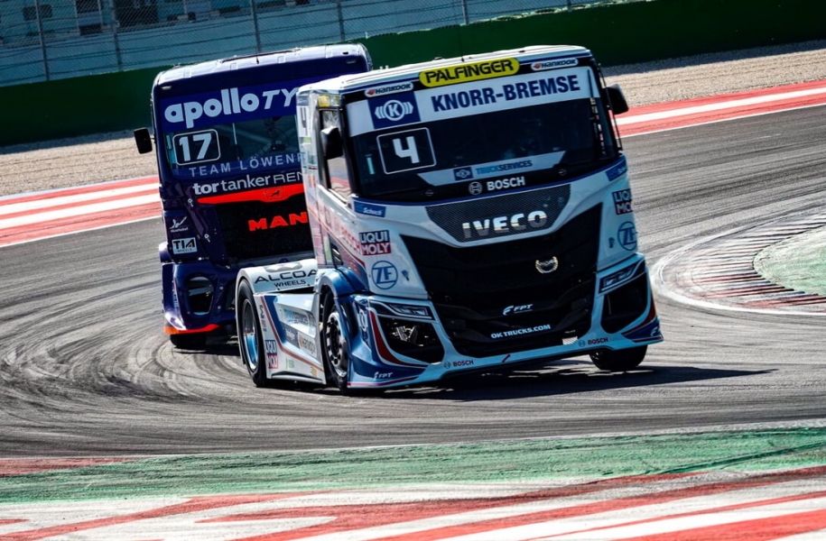 Il maltempo risparmia la gara di camion al Misano Circuit