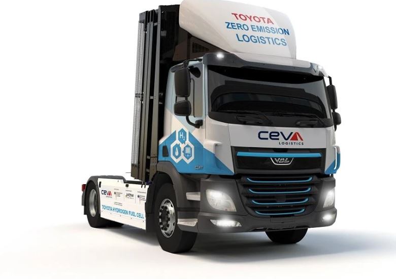 CEVA Logistics sperimenta camion a idrogeno con Toyota