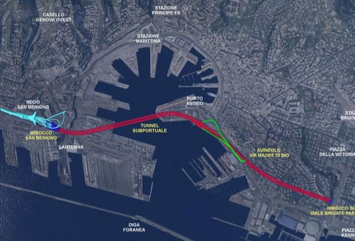 Tunnel sub-portuale, al via i lavori che cambieranno il volto di Genova