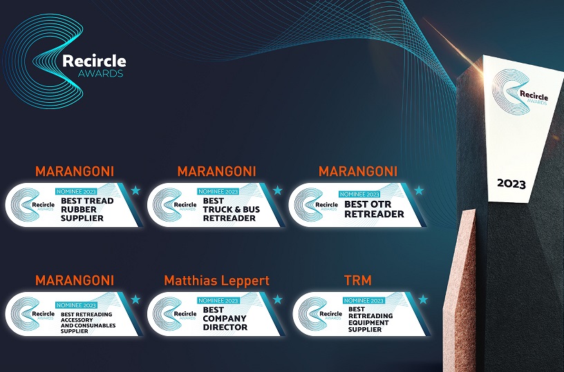 Marangoni ottiene numerose nomination ai Recircle Awards 2023