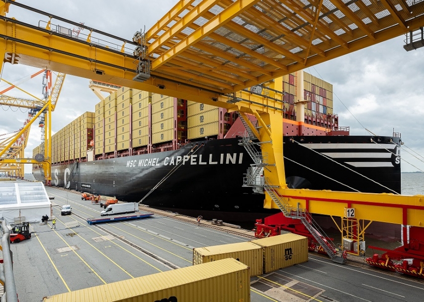 MSC: a Bremerhaven cerimonia di battesimo per la portacontainer più grande del mondo