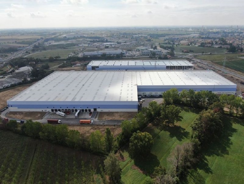 Nuovo magazzino nel polo logistico di San Giorgio Bigarello per Logistica Uno