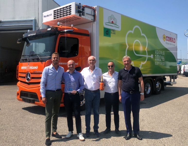 Brivio & Viganò punta sull'eActros 100 per cento elettrico per la distribuzione urbana