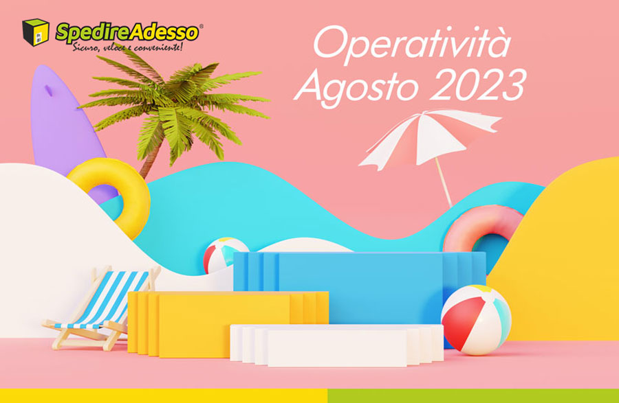 SpedireAdesso.com annuncia piano di chiusura estiva per Agosto 2023