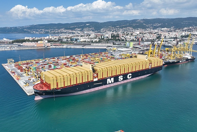 A Trieste la cerimonia di battesimo della nave dei record MSC