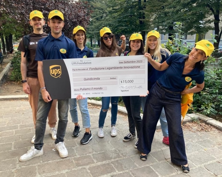 The UPS Foundation supporta la campagna di riqualificazione ambientale ''Puliamo il Mondo''