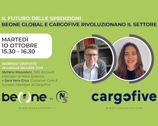 Webinar: ''Il futuro del trasporto marittimo: BeOne Global e Cargofive rivoluzionano il settore''
