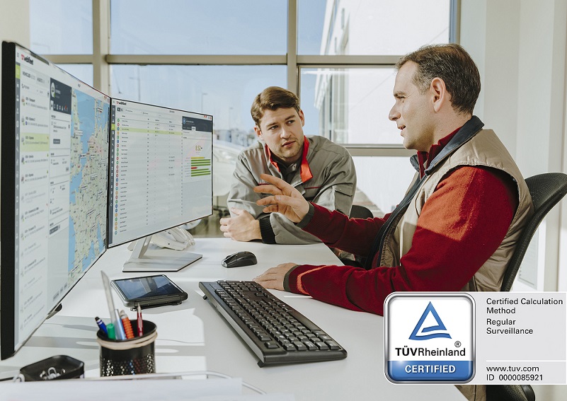 Lo strumento di reporting sulla CO2 di Webfleet ottiene la certificazione da parte di TÃœV Rheinland