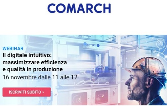 Webinar ''Come connettere tutti i sistemi aziendali per raccogliere e sfruttare i dati di produzione''