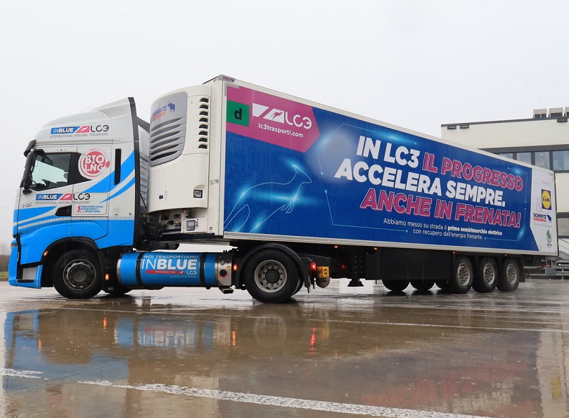 Lidl, LC3 e Schmitz Cargobull: su strada il primo semirimorchio refrigerato totalmente elettrico