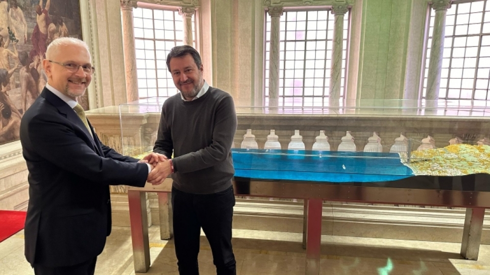 Ponte sullo Stretto, Salvini ha incontrato il colosso americano che collabora con la società Stretto di Messina