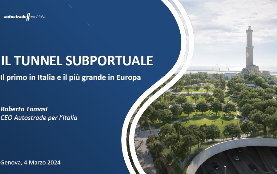 Parte il cantiere del tunnel subportuale di Genova