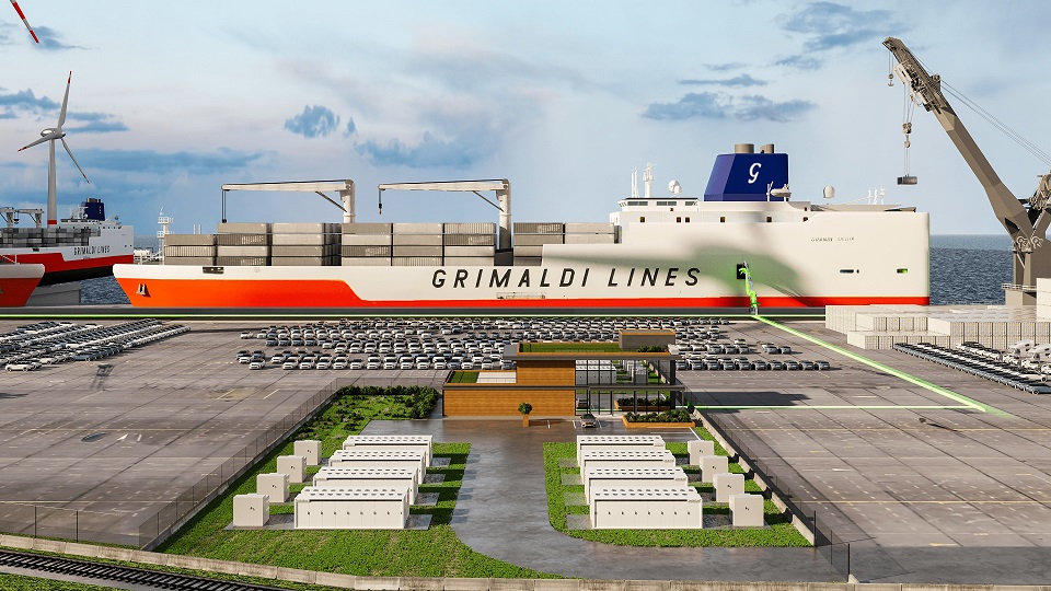 Ad Antwerp Euroterminal il primo impianto di energia elettrica da terra per le navi