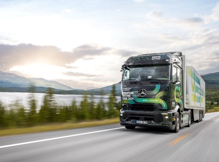 Electric European tour: eActros 600 completano la tappa più a nord del viaggio