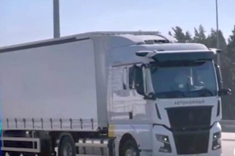 In Russia i primi test con camion senza conducente