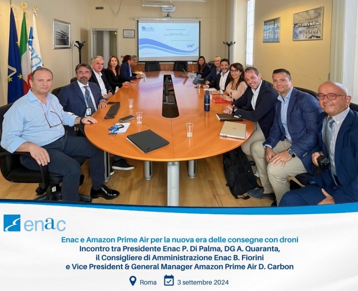Enac e Amazon Prime Air per la nuova era delle consegne con droni