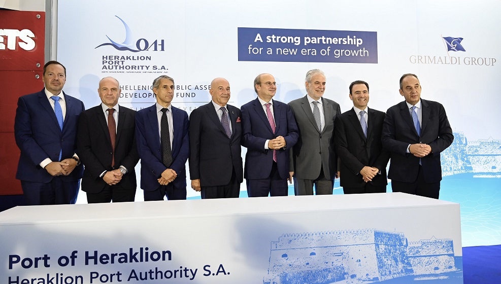 Il Gruppo Grimaldi completa l'acquisizione della maggioranza del porto di Heraklion