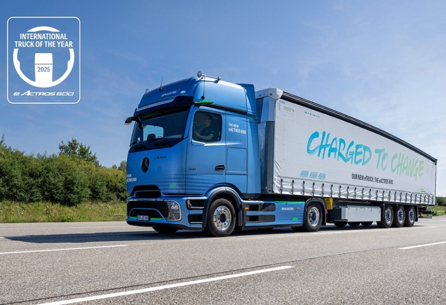 Mercedes-Benz eActros 600 è ''International Truck of the Year 2025''