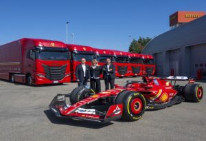 Scuderia Ferrari HP sceglie IVECO per trasporto delle F1