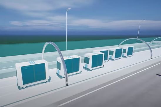 Un nastro trasportatore per le merci in autostrada: ecco il progetto del Giappone