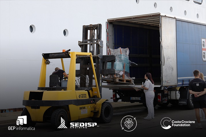 GEP Informatica e Sedisp supportano Costa Crociere Foundation nella ''logistica solidale''