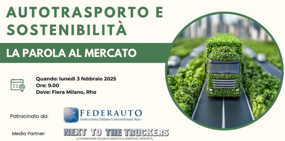 Convegno ''Autotrasporto e sostenibilità. La parola al mercato''