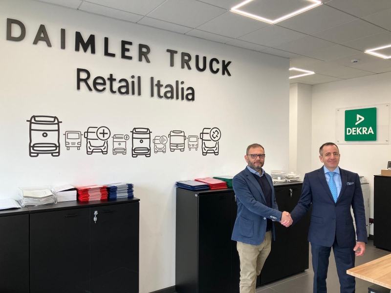 Partnership tra Daimler Truck Retail Italia e DEKRA per un esclusivo servizio di prerevisione dei veicoli pesanti