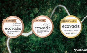Webfleet raggiunge un nuovo traguardo di sostenibilità con il suo primo EcoVadis Gold Rating