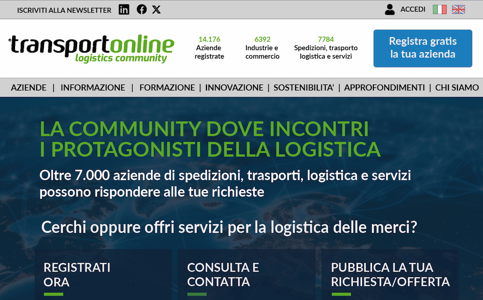 Anteprima sito per Let Expo - Transpostonline