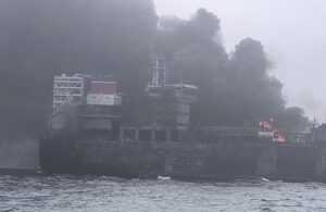 Collisione tra petroliera e cargo nel Mare del Nord