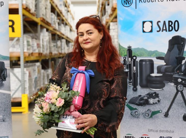 Sabo Rosa 2025, la Camionista dell'Anno Claudia Gina Sasz