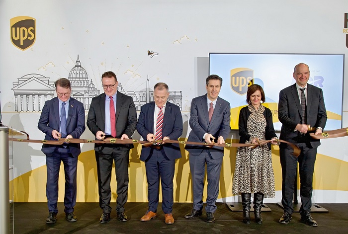 UPS inaugura il nuovo gateway logistico a Roma Fiumicino