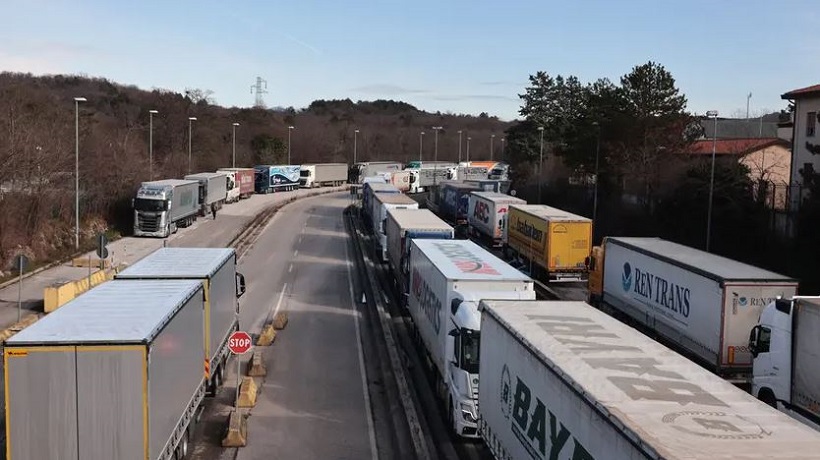 Chiusura H4 Slovenia +4.000 camion in A4 tra Lisert e Villesse transportonline