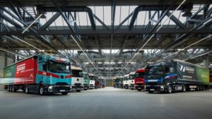 Logistica elettrificata Mercedes-Benz 14 eActros 600 in servizio a lungo raggio dallo stabilimento di Wörth transportonline
