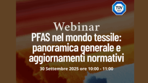 Webinar Aice PFAS nel mondo tessile panoramica generale e aggiornamenti normativi TRANSPORTONLINE