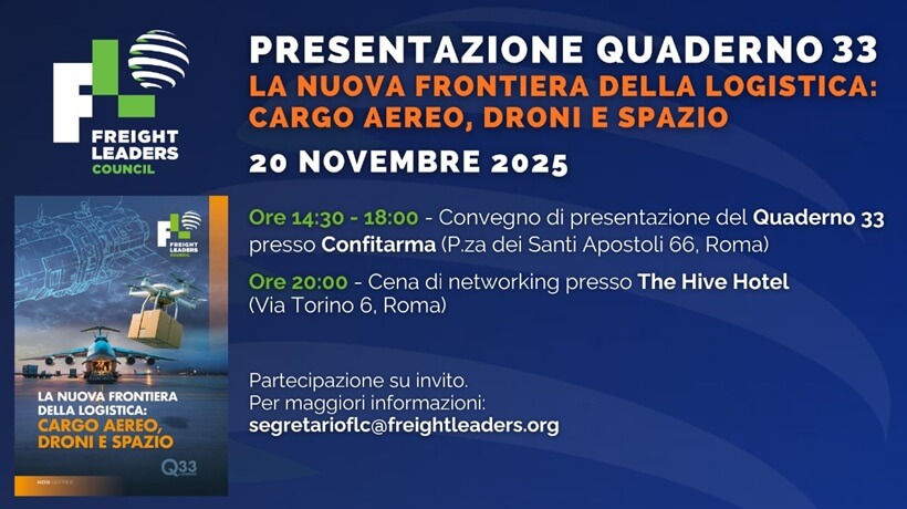 Quaderno 33 del Freight Leaders Council innovazione tra cielo e logistica transportonline