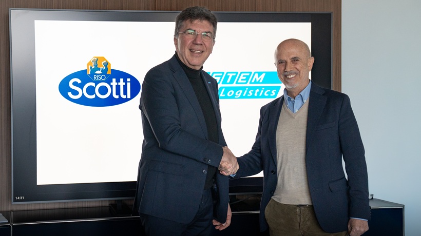 Riso Scotti System Logistics stretta di mano